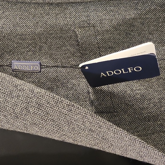 Adolfo~ NWT Grey Sport Coat Size 44 Short - Picture 3 of 6